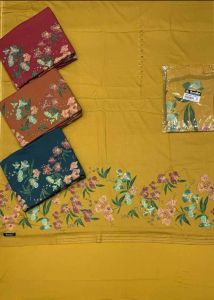 Cottn Wool Embroidered Ladies Suit
