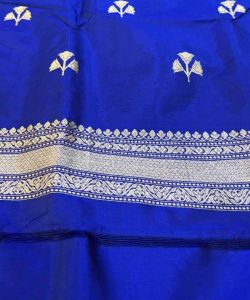 Resham Weaving Pure Kora Silk Suit