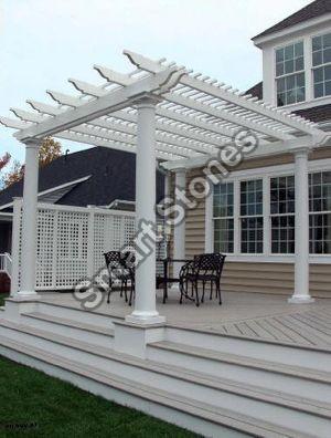 Stone Pergolas And Pillars