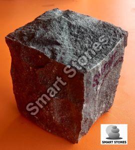 Black Hand Cut Cobblestone