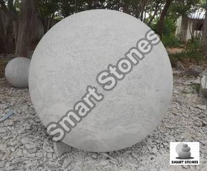 White Granite Stone Spheres