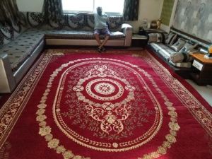 Printed Polyester Living Room Carpet