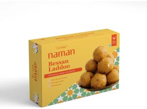 Sweet Desi Ghee Besan Laddoo with Dryfruits