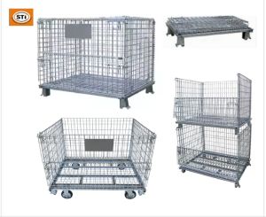 Collapsible Cage Bin Trolley Pallet