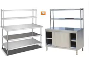 Stainless Steel Work Table With Cabinet