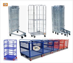 Wire mesh trolley