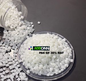 White 30% Nylon 6 Glass Filled Granules