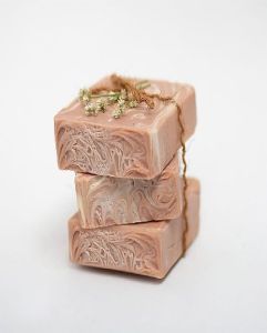 french rose clay shea butter soap