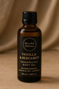 Vanilla Bergamot Spa Grade Therapeutic Massage Oil