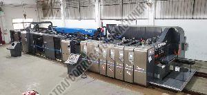 Flexo Printer Slotter Die Cutting with Inline Folder Gluer
