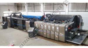 Flexo Printer Slotter Die Cutting with Inline Folder Gluer