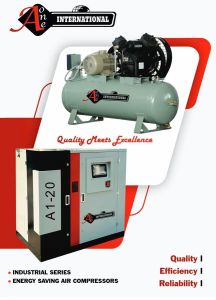 20 HP Belt Driven Screw Compressor