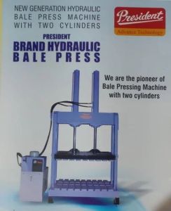 60 Ton Plastic Hydraulic Baling Press Machine