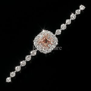 Atharva Diamond Pink Lab-Grown Diamond Bracelet Manufacturer in Surat, India