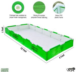 10x4x1 Feet HDPE Rectangular Grow Bag