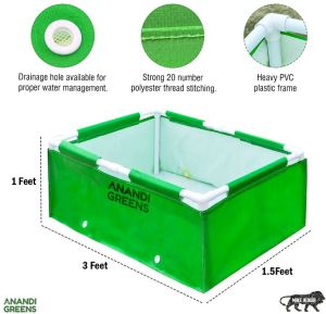 3x1.5x1 Feet HDPE Rectangular Grow Bag