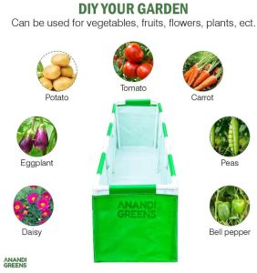 5x1.25x1.25 Feet HDPE Rectangular Grow Bag