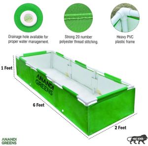 6x2x1 Feet HDPE Rectangular Grow Bag