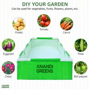 6x3x1 Feet HDPE Rectangular Grow Bag