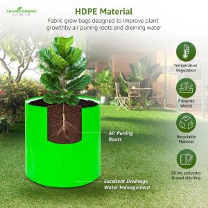 24x24 Inch HDPE Round Grow Bag