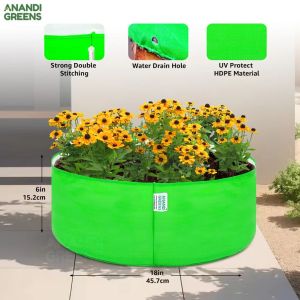 18x6 Inch HDPE Round Grow Bag