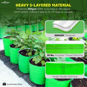 12x12 Inch HDPE Round Grow Bag