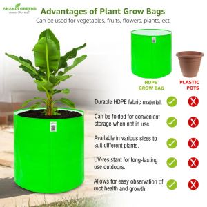 24x24 Inch HDPE Round Grow Bag
