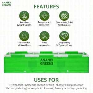 6x3x1 Feet HDPE Rectangular Grow Bag
