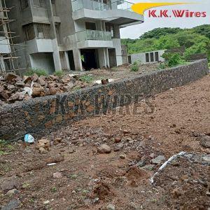 Gabion Building Plot Wall