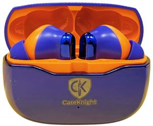 Careknight 900 Blue &AMP; Orange Wireless Earbuds
