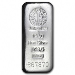 1kg silver bullion bar