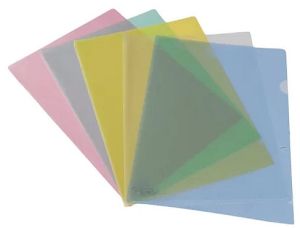 L-Shape Plastic File Folder