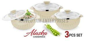 Alaska Stainless Steel Casserole Set