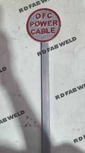 Cast Iron Ofc Cable Route Marker
