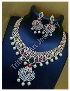 Traditional Rajwadi Style Necklace Set