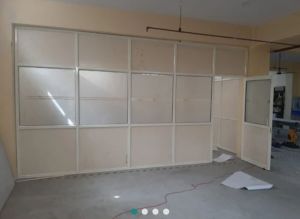 Aluminium Partition Channel with Composite Sheet