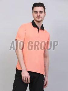 Mens Polo Plain T Shirt