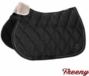 Black Cotton Saddle Pad