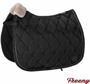 Black Cotton Saddle Pad