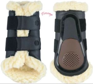 Black Nylon Horse Tendon Boots