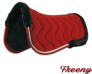 Cotton Dressage Red Saddle Pad