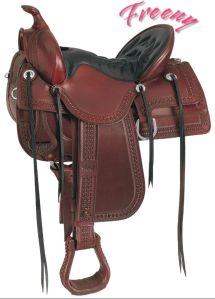 Leather Brown High Quality Western Saddle