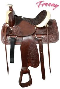 Leather Brown High Quality Western Saddle