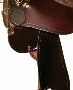 Leather Polished Horse Saddle