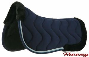 Navy Blue Cotton Saddle Pad