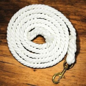 Nylon White Cotton Horse Lead Rope