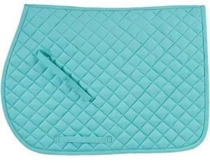 Sky Blue Horse Cotton Saddle Pad