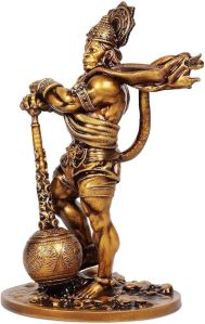 Metal Hanuman Car Dashboard Idol