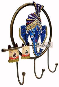 Metal Lord Krishna Key Holder