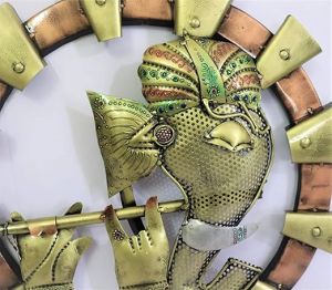 Metal Ganesha Wall Frame